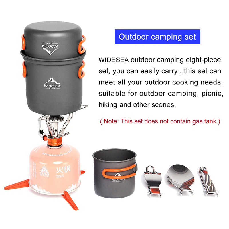 Camping Cookware & Burner Set