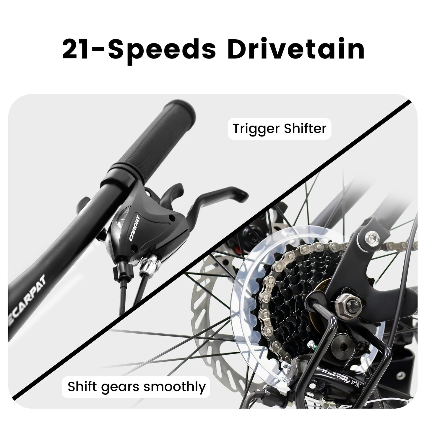 Full Suspension Mountain Bike 21-Speed