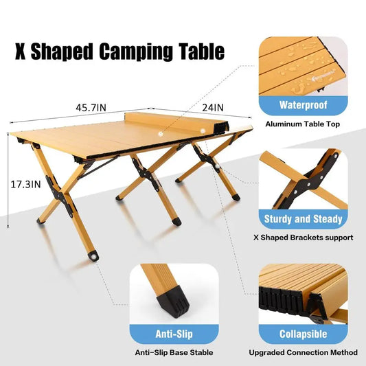 Low Portable Table & Carrying Bag