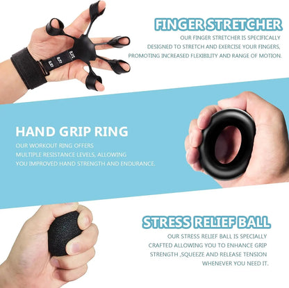Hand, Stress Ball & Forearm Ring Exercisers
