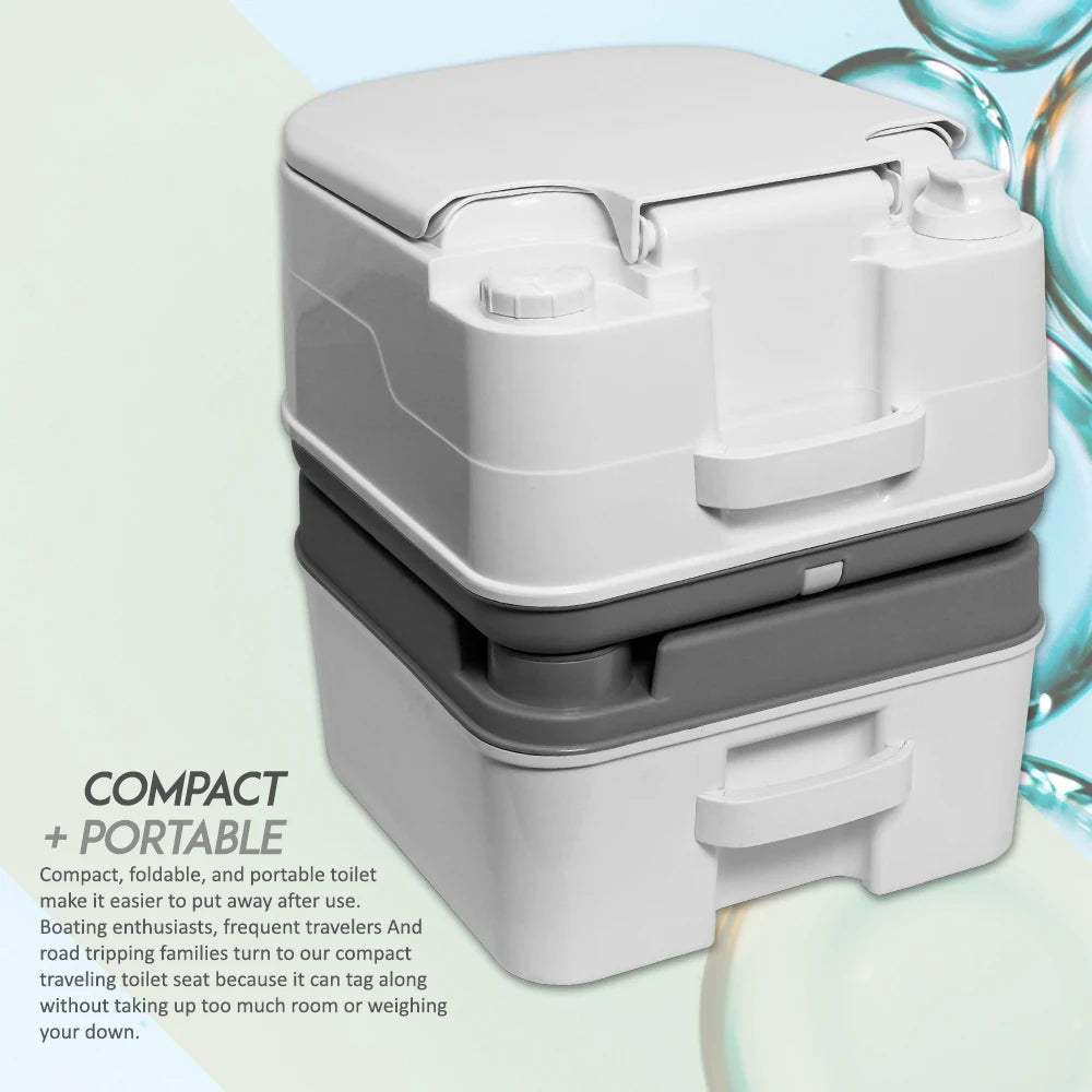 Camping Potty with Tissue Storage