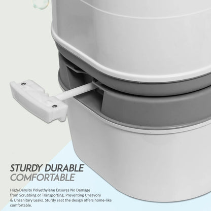 Camping Potty with Tissue Storage