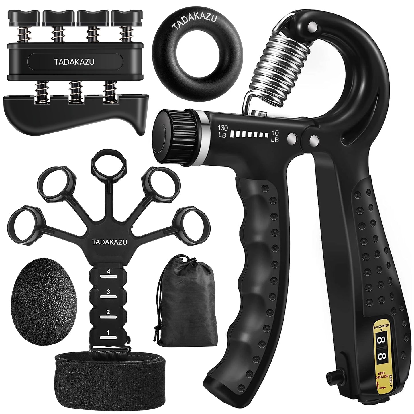 Hand, Stress Ball & Forearm Ring Exercisers