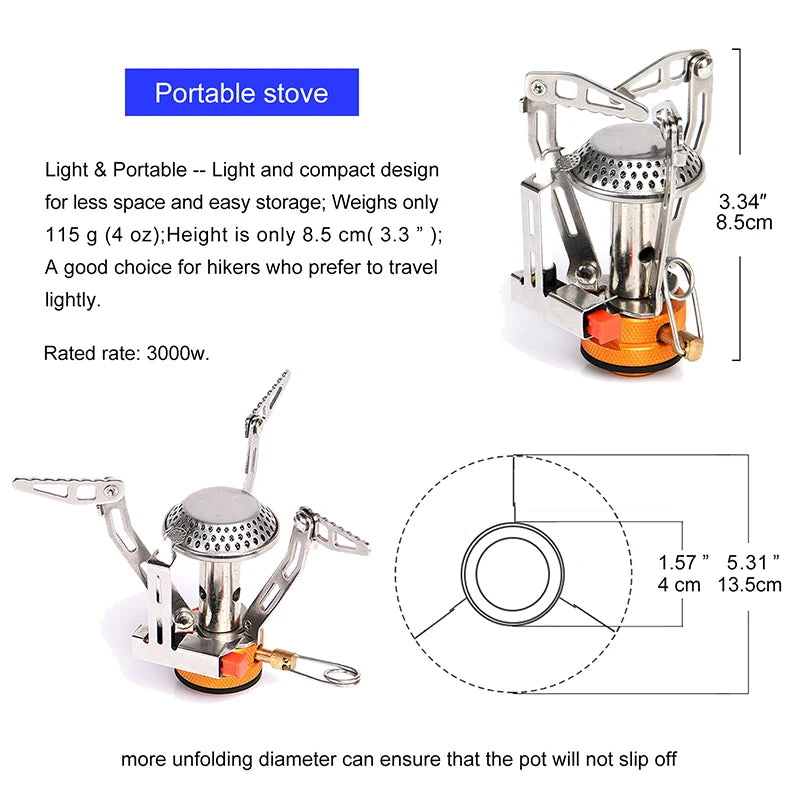 Camping Cookware & Burner Set