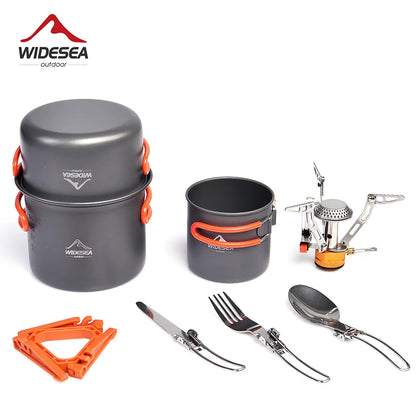 Camping Cookware & Burner Set