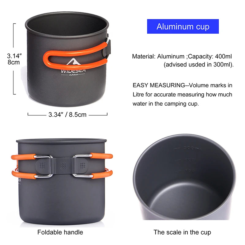 Camping Cookware & Burner Set
