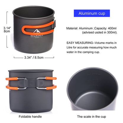 Camping Cookware & Burner Set