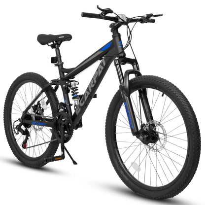 Full Suspension Mountain Bike 21-Speed