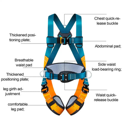 Five-Point Rappelling & Climbing Harness