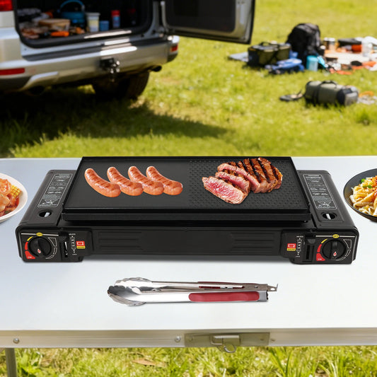 2 Burners Gas Stove & Carrying Case