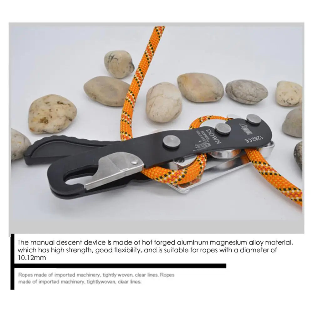 Climbing Belay Self-Locking Rope Rescue Device