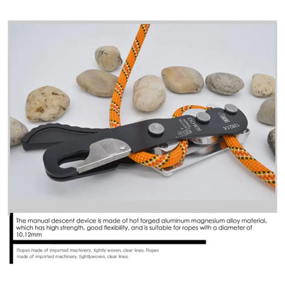 Climbing Belay Self-Locking Rope Rescue Device