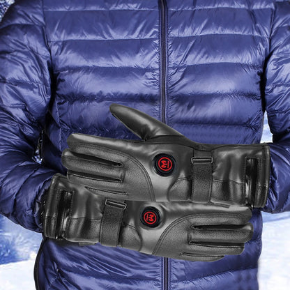 Thermal Electric Gloves Waterproof Touchscreen Gloves Cold Weather Gloves for Outdoor Motorcycle Ski Cycling