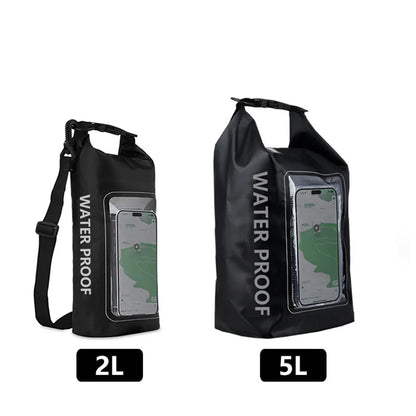 Dry Bag with Shoulder Strap & Phone Touch