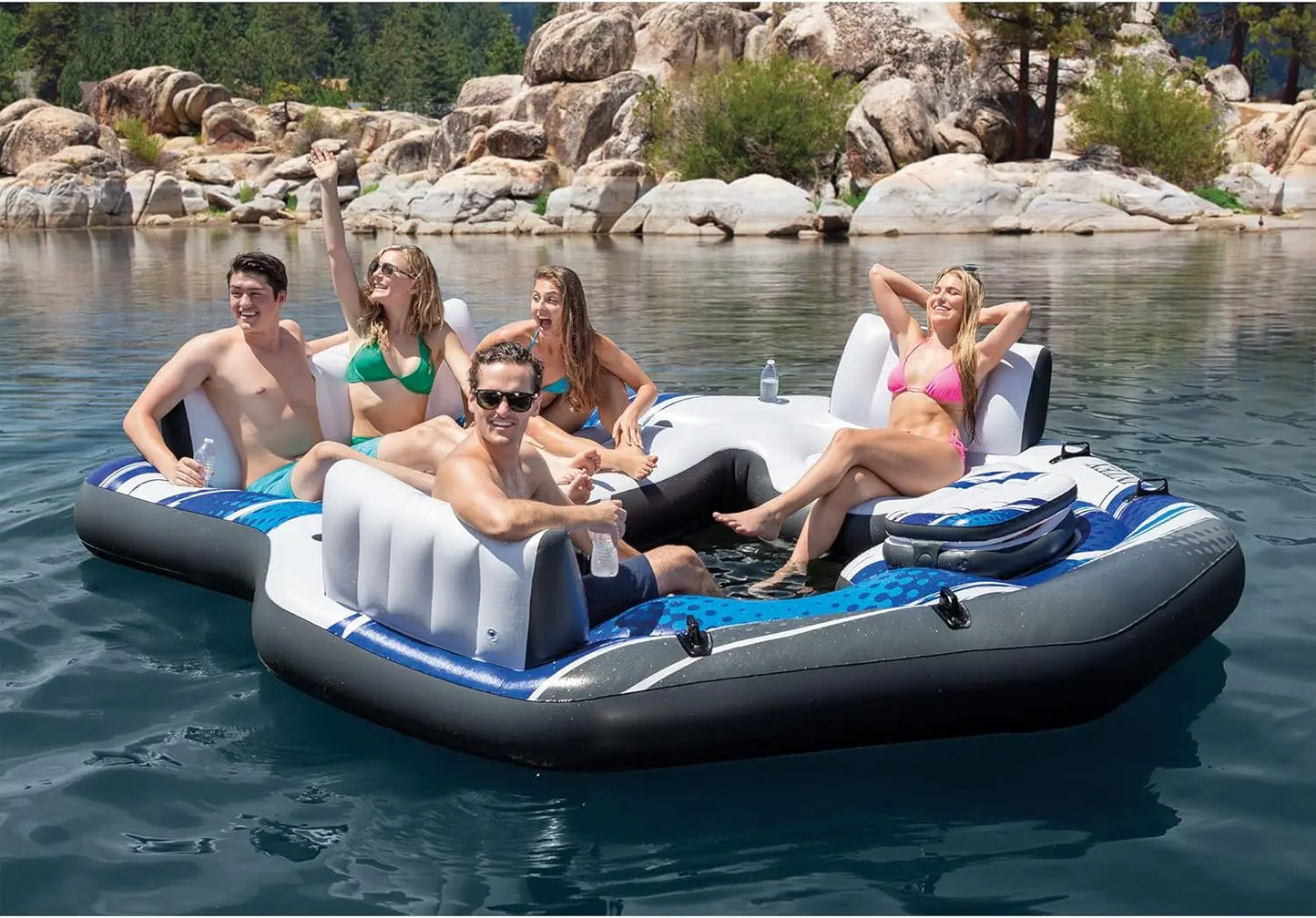 Swimming Island Inflatable 5-Person