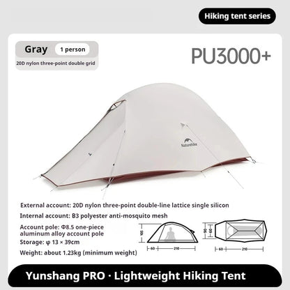 Pro Trekking Tent 20D Nylon with Floor Mat