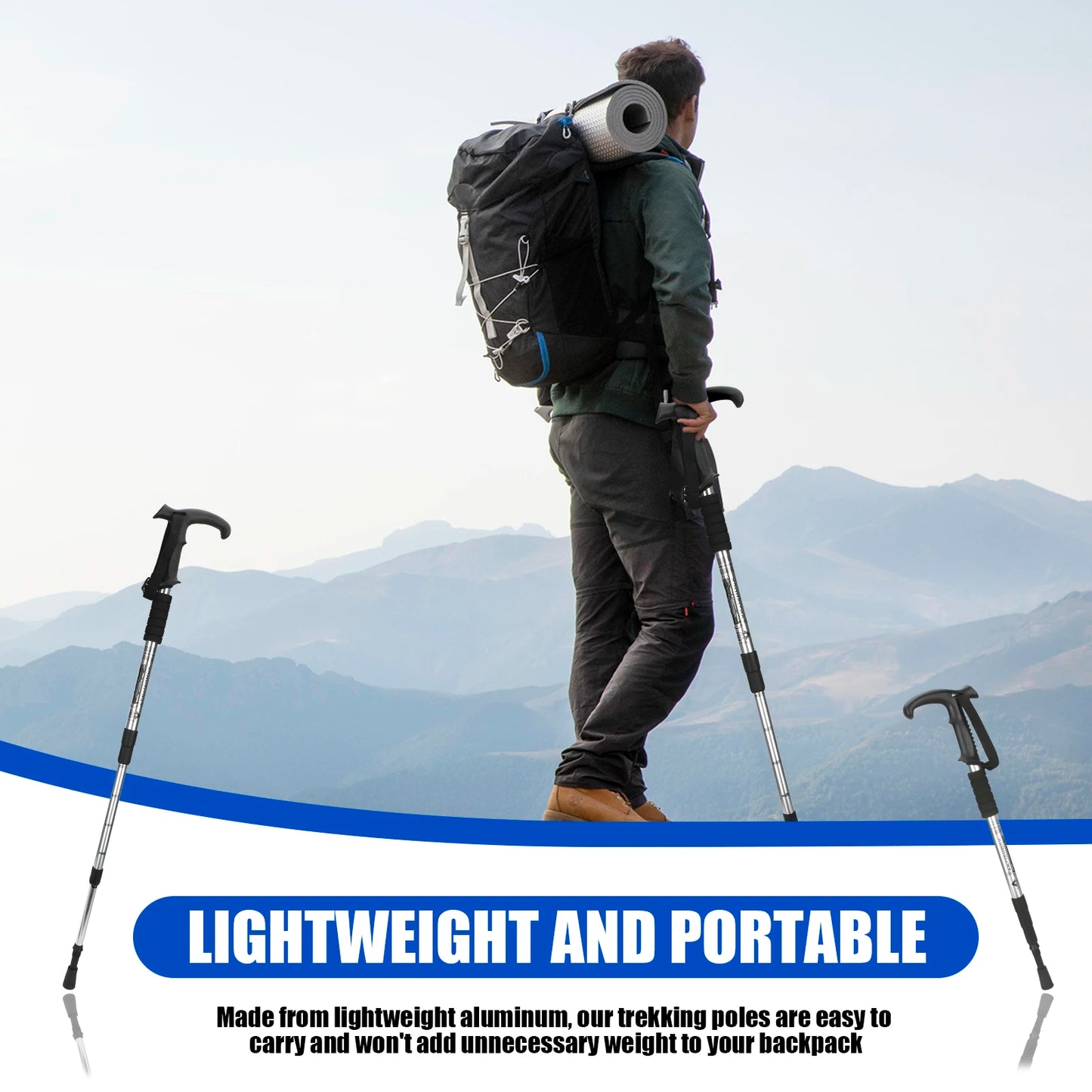 Telescopic Hiking Poles