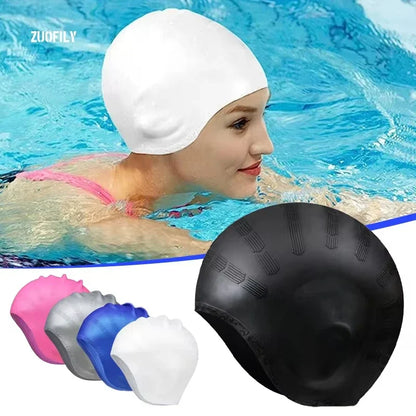 Swimming Cap with Ear Pockets