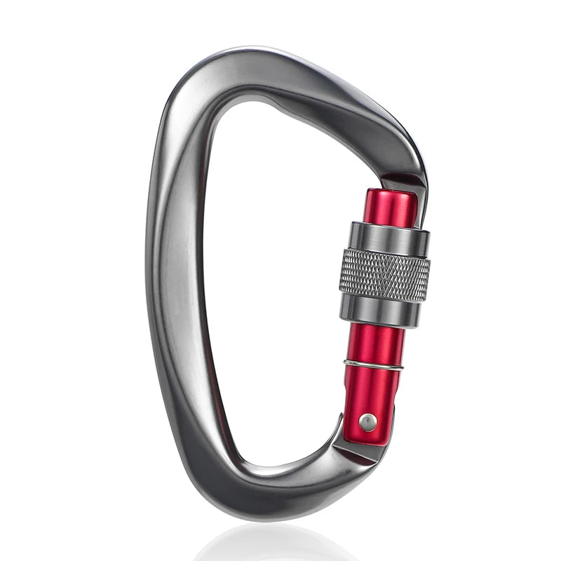 D Shaped Lock Carabiner UIAA/CE