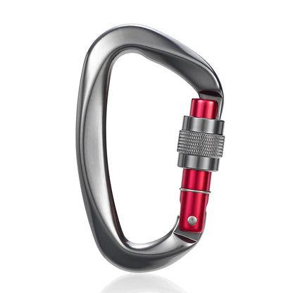 D Shaped Lock Carabiner UIAA/CE