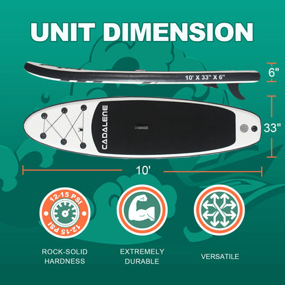 10' Inflatable Paddle Board