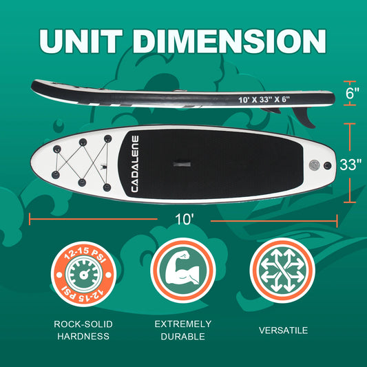 10' Inflatable Paddle Board