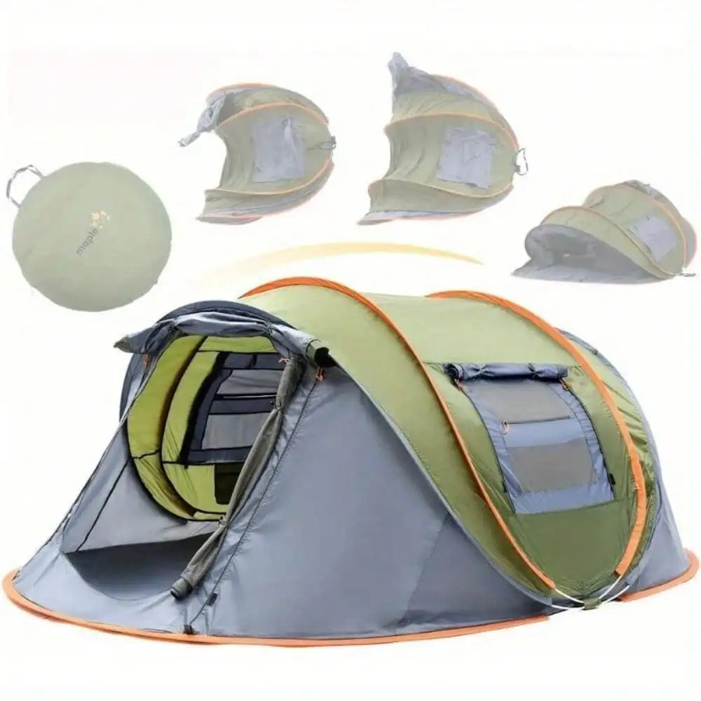 4-Person Easy Pop-Up Tent with 2 Doors