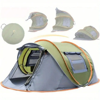 4-Person Easy Pop-Up Tent with 2 Doors