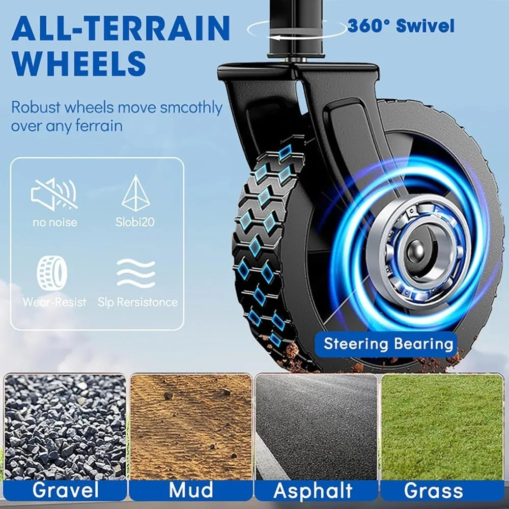 Heavy Duty Wagon Collapsible Foldable with All-Terrain Wheels