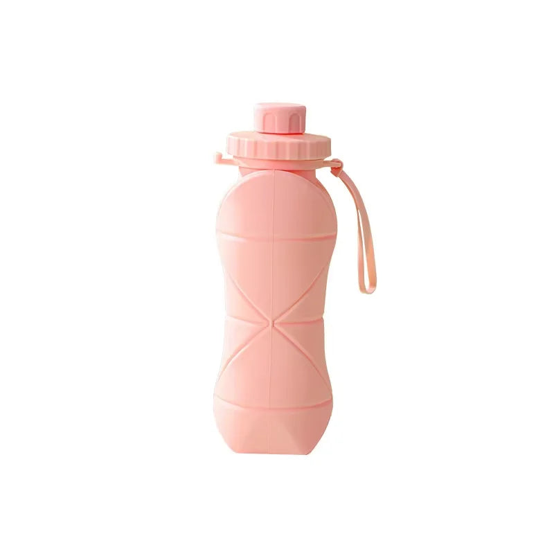 Drinking Bottles 600ml Folding Reusable