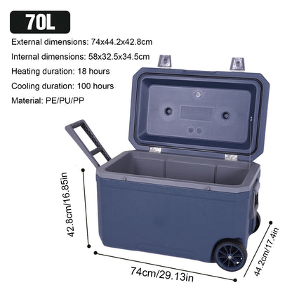 70L Outdoor Insulated Plastic Cooler