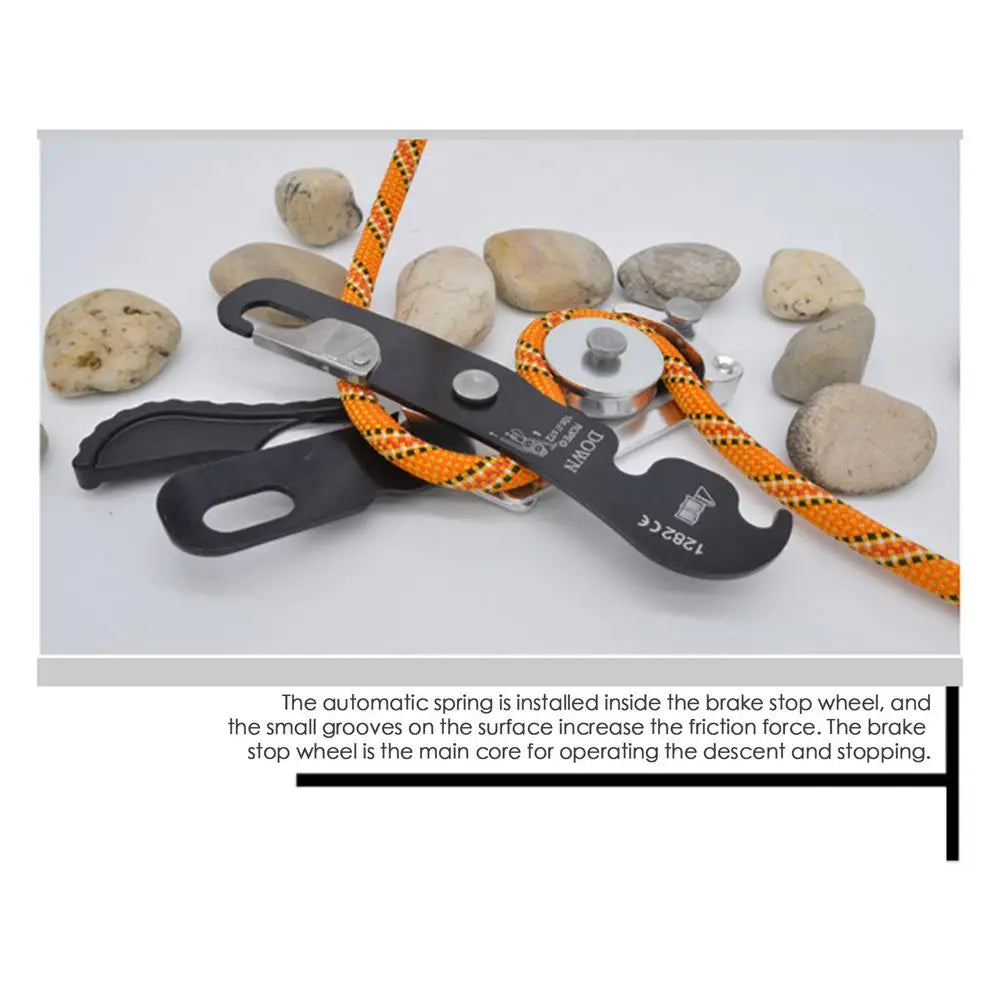 Climbing Belay Self-Locking Rope Rescue Device