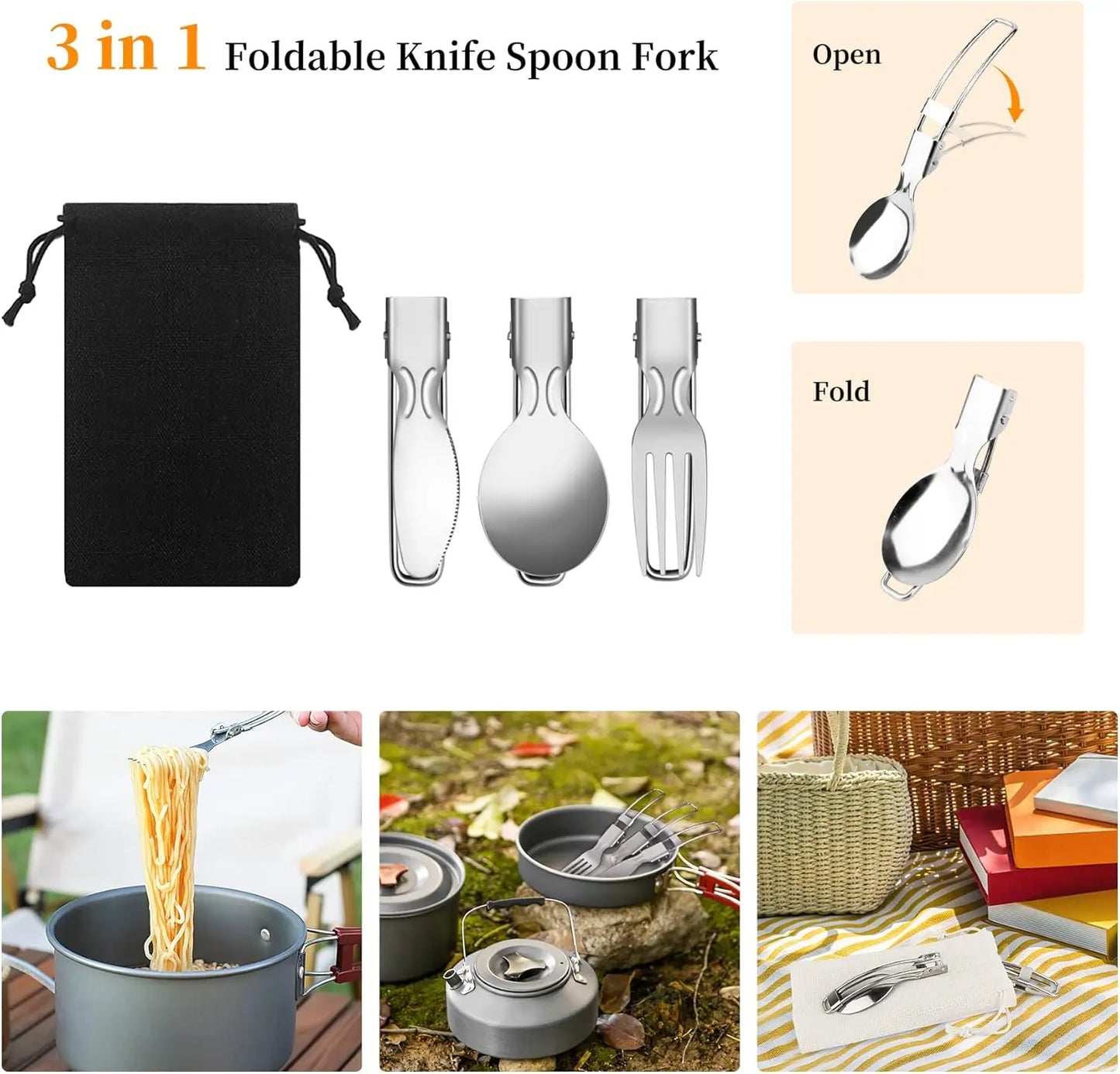 Cooking Stainless Steel Utensils Set