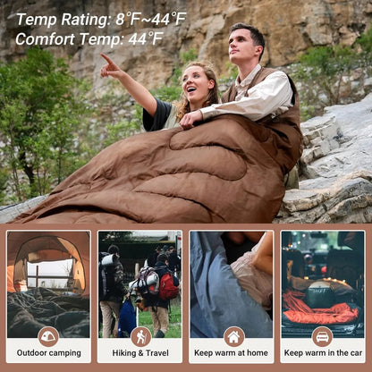 Double XXL Flannel Sleeping Bag