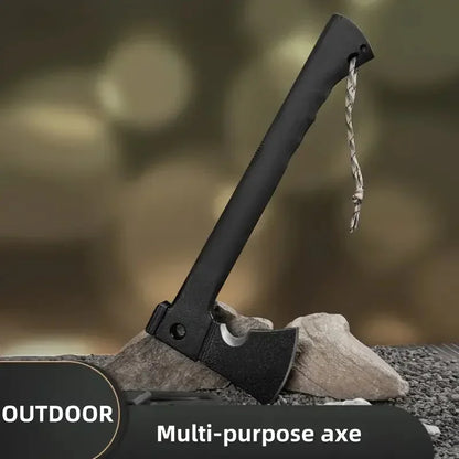 Hand Axe Hatchet with Serrated Saw Knife & Fire Starter Tool