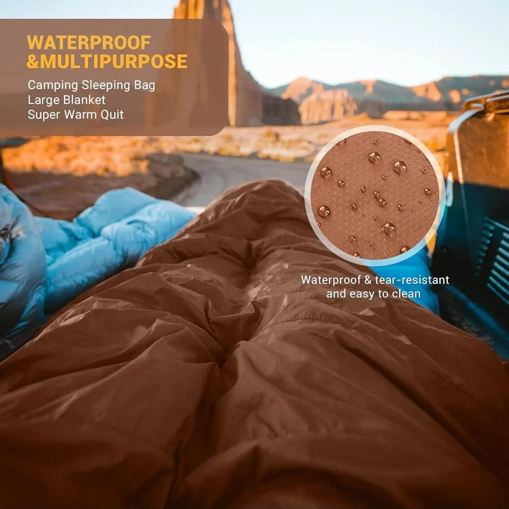 Double XXL Flannel Sleeping Bag