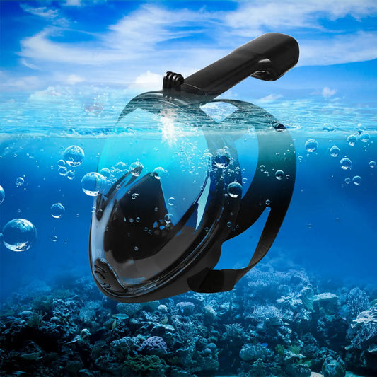 Full View Face Mask Snorkel Set