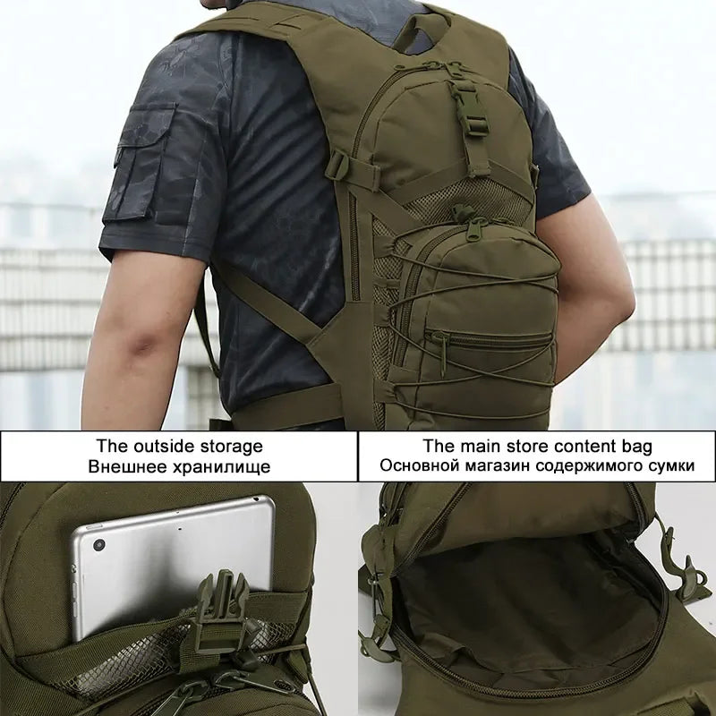 15L Molle Tactical Hydration Backpack