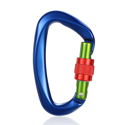 D Shaped Lock Carabiner UIAA/CE
