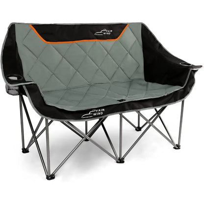 Heavy Duty Quad Fold Armchair with Cup Holders
