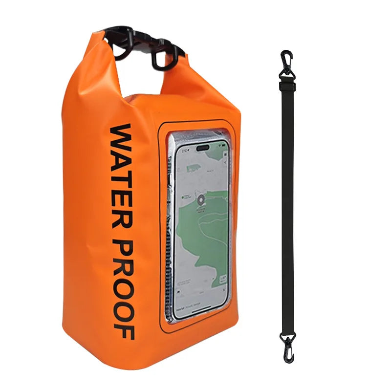 Dry Bag with Shoulder Strap & Phone Touch
