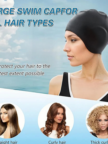 Swimming Cap with Ear Pockets