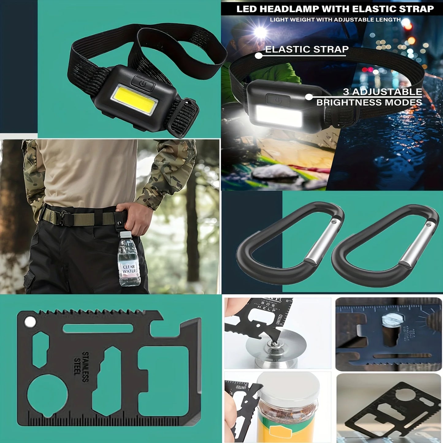 Emergency Survival Tools & Equipment Kit