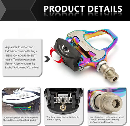 Clip-On Pedals with Sealed Bearings