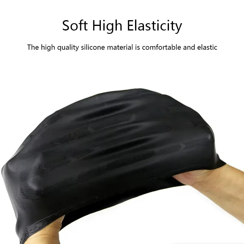Swimming Cap with Ear Pockets