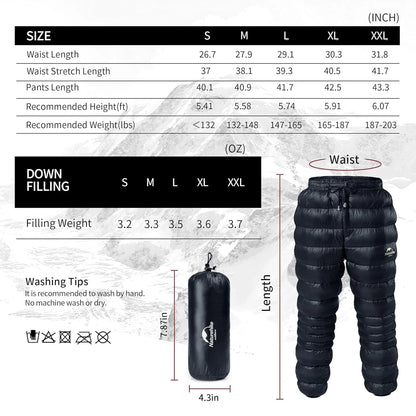 Duck Down Trousers