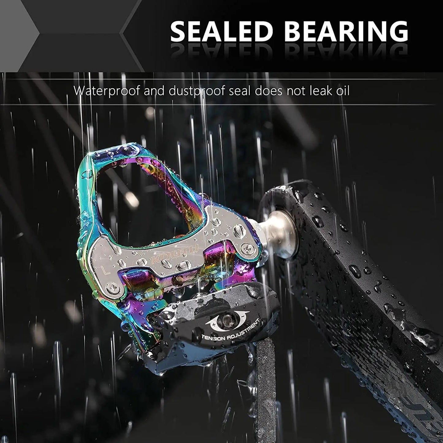 Clip-On Pedals with Sealed Bearings