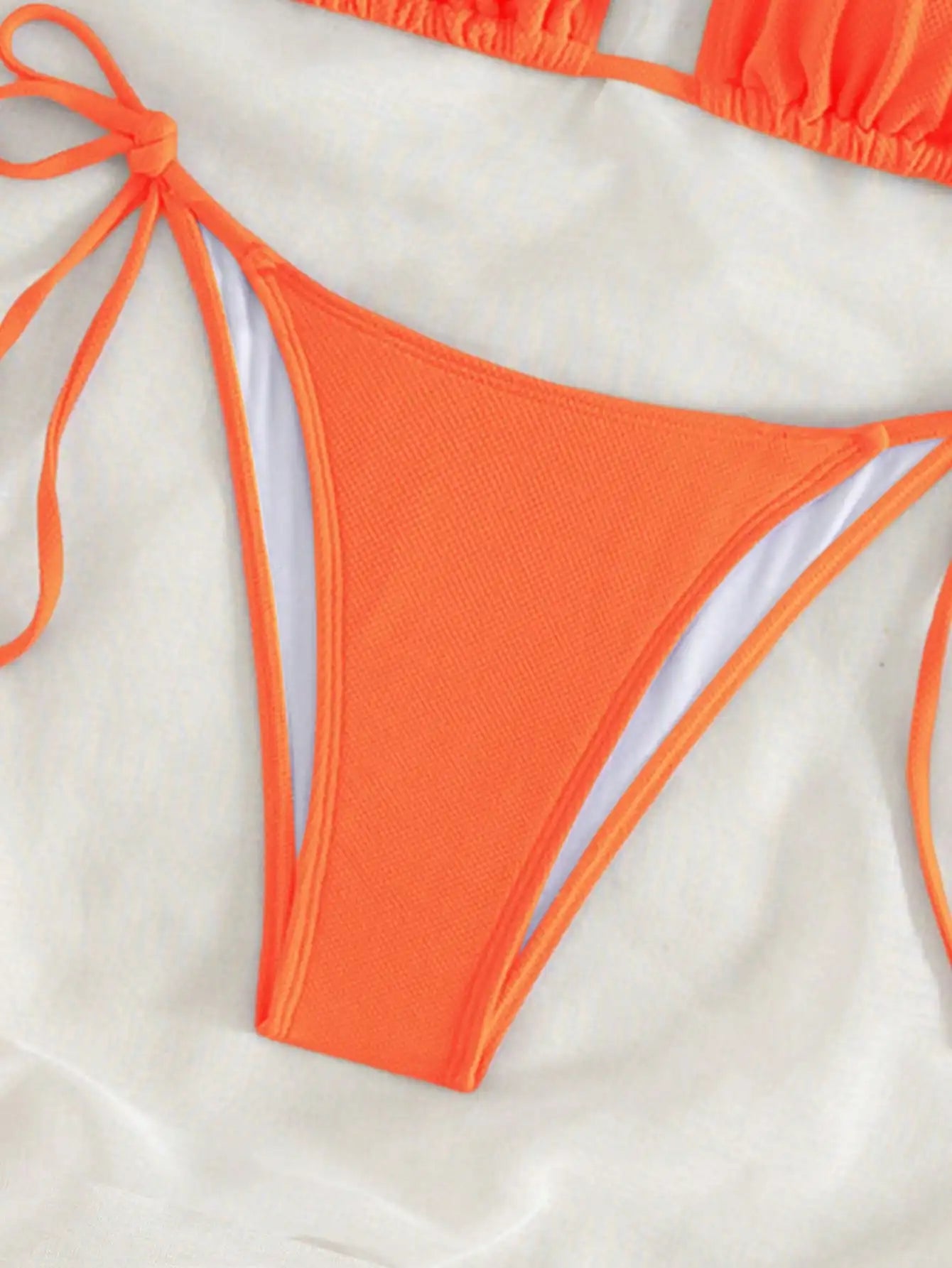 Split Bikini Set Orange