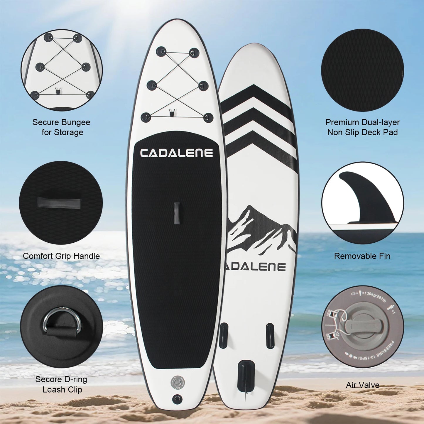 10' Inflatable Paddle Board