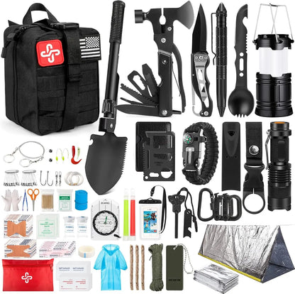 Emergency Survival Kit with First Aid 250Pcs